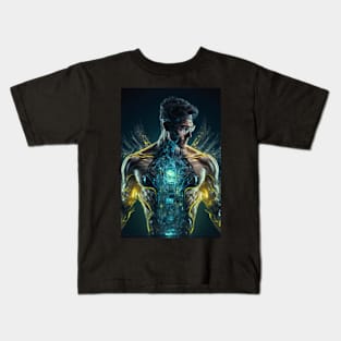 Cybernetic Man Kids T-Shirt